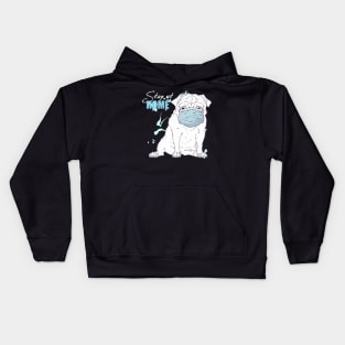 stay at home dog Kids Hoodie